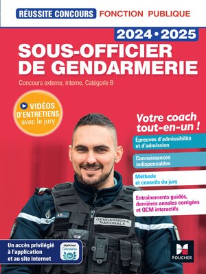 cover image of Sous-officier de gendarmerie, 2024-2025 Préparation complète